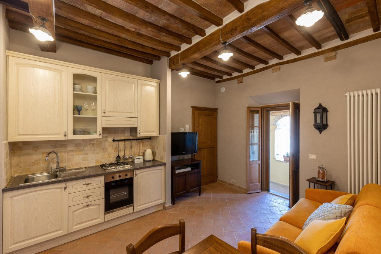 Antica Loggia Daire San Quirico dʼOrcia Dış mekan fotoğraf